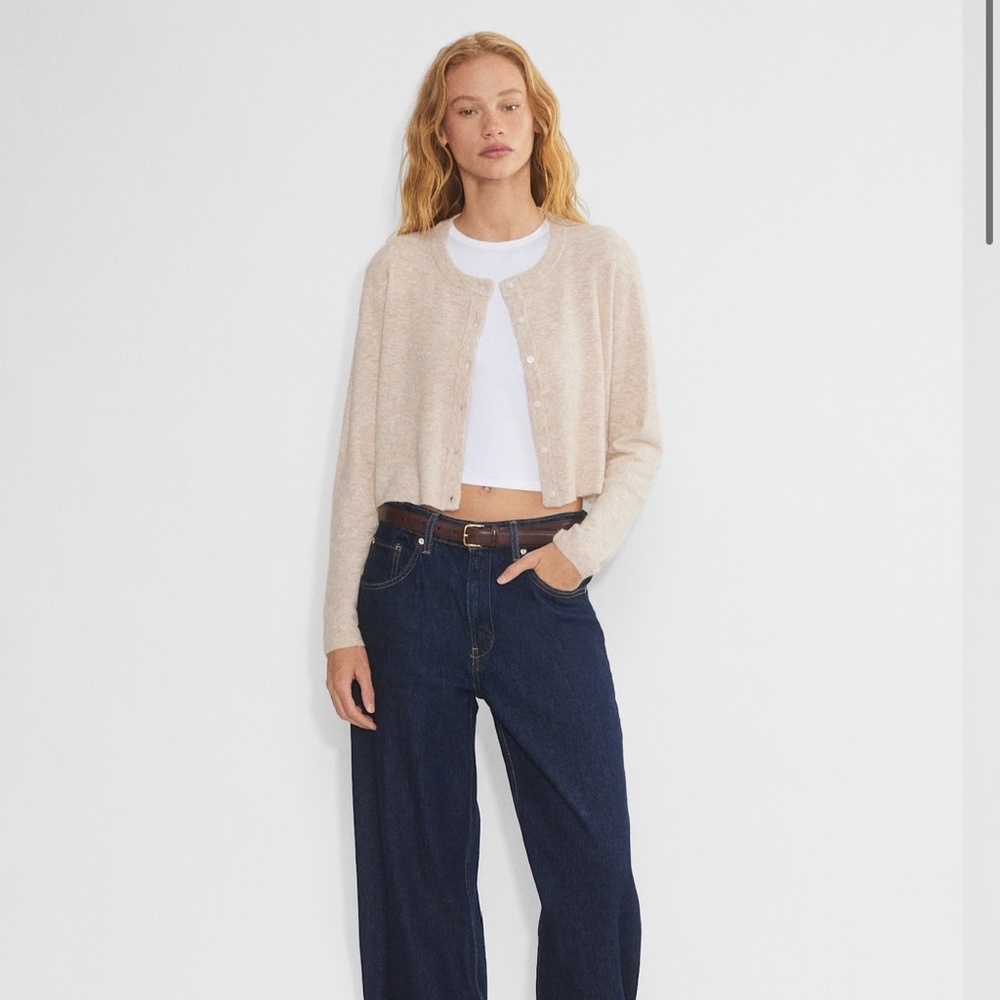 Aritzia Wilfred Sicily Cardigan Sweater with Bustier Tank sold as a set
